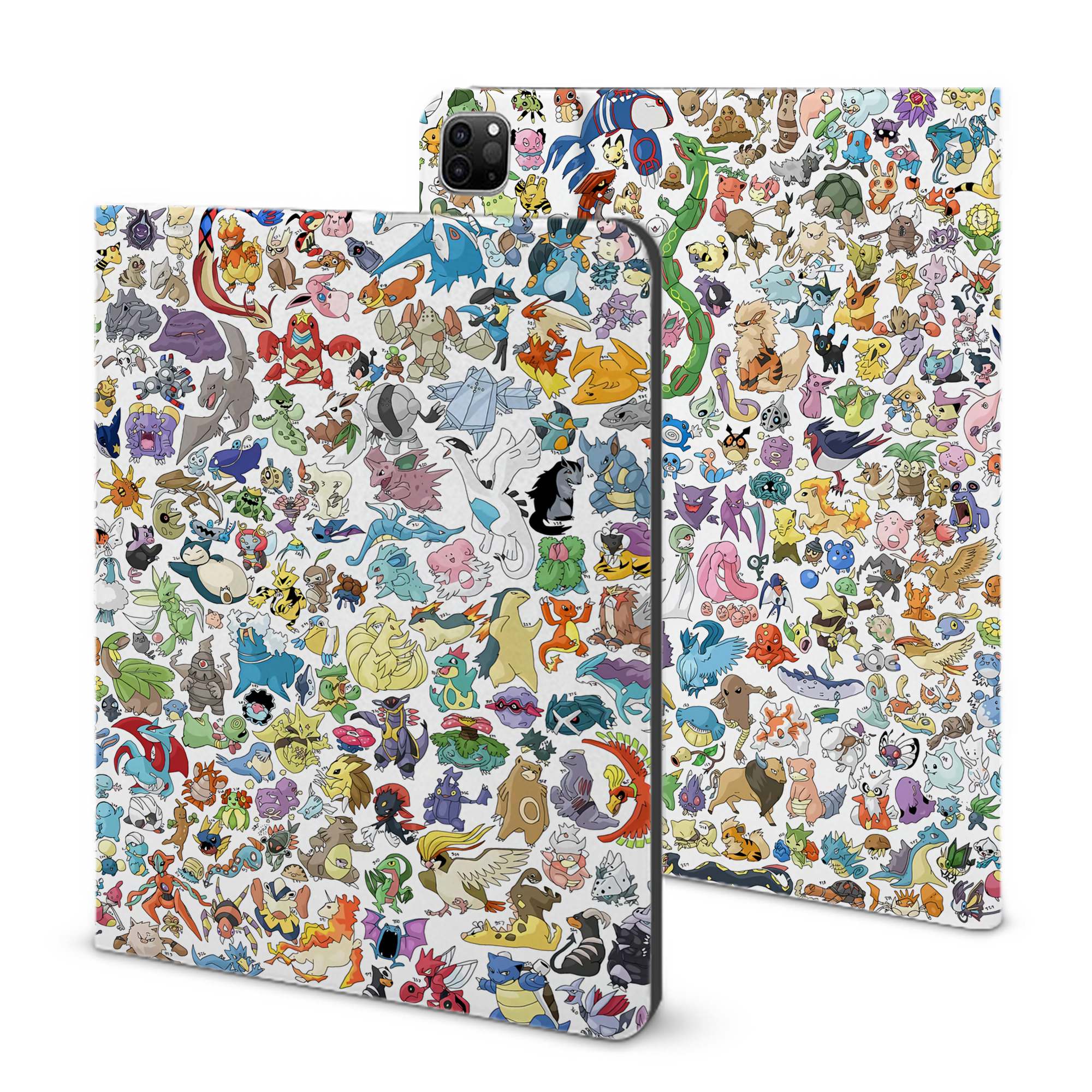 （画像用） ポケットモンスター Pokémon IPad ケース ブック型 PUレザー TPU 耐衝撃 軽量 薄型 ペン収納なし 全面保護 IPad 各モデル対応